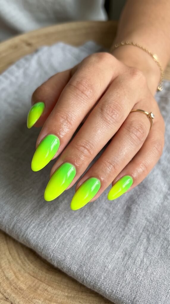 neon summer nails