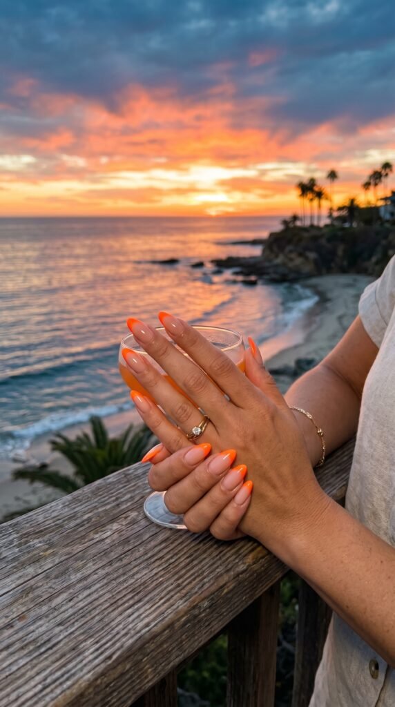 neon summer nails