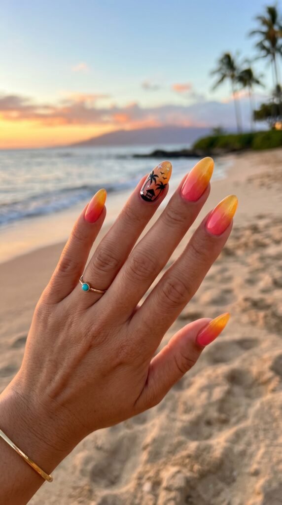 tropical nail designs