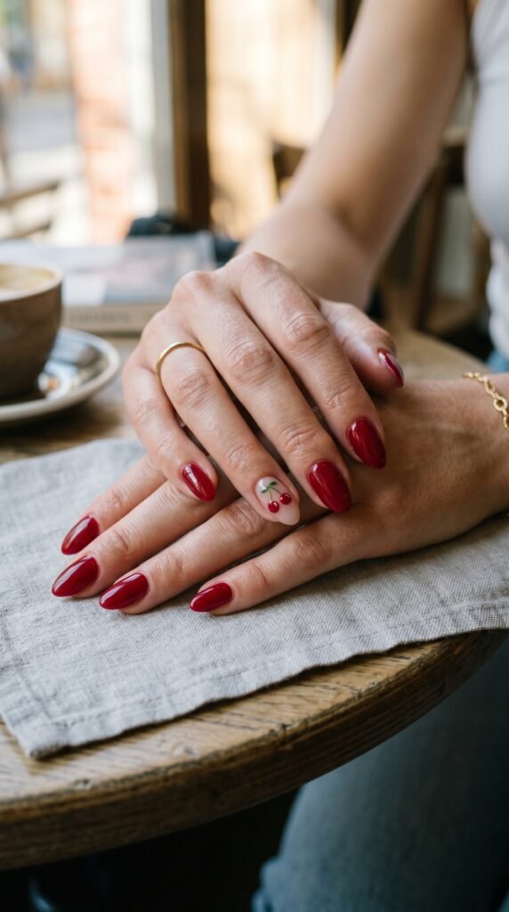 almond summer nails