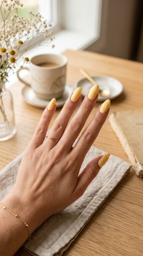 almond summer nails