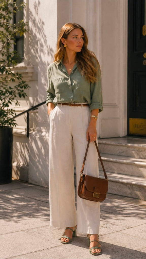 linen outfits women