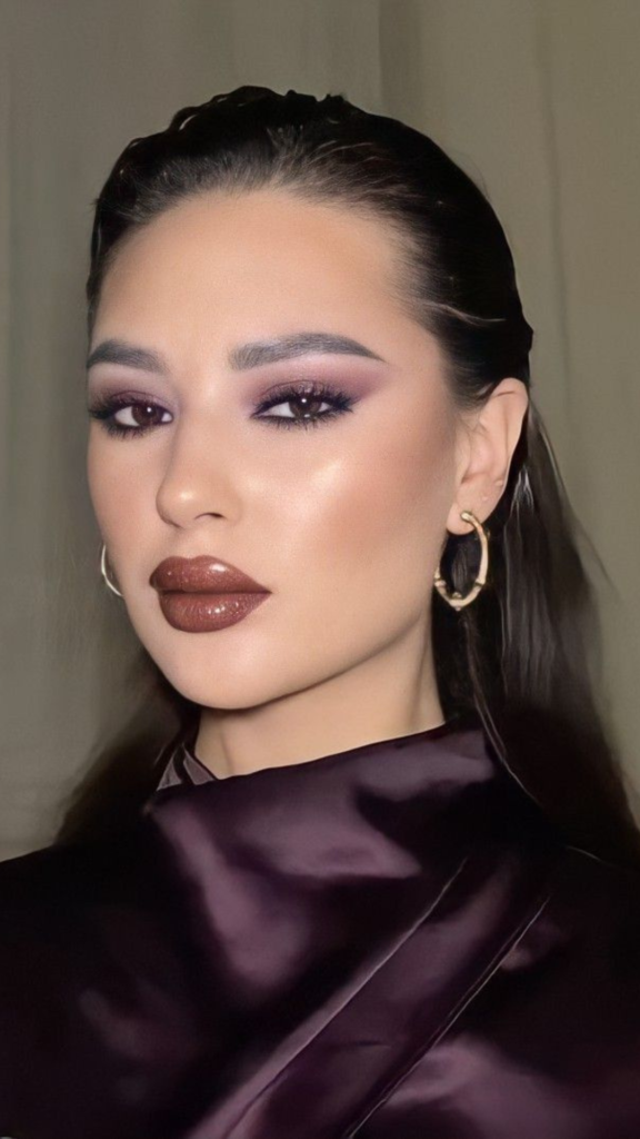 soft goth makeup
