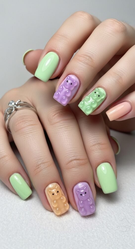 cute nail ideas for short nails