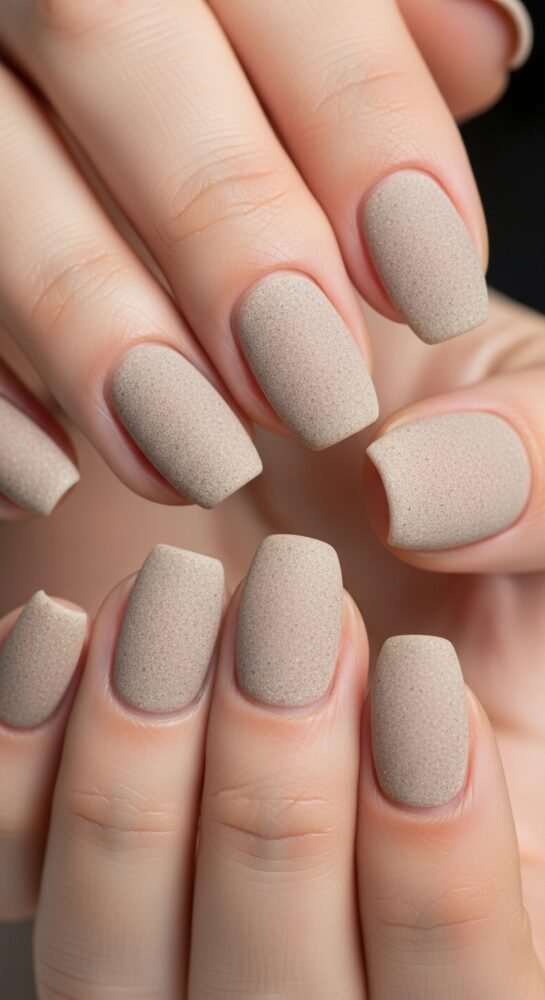 classy spring nail idea