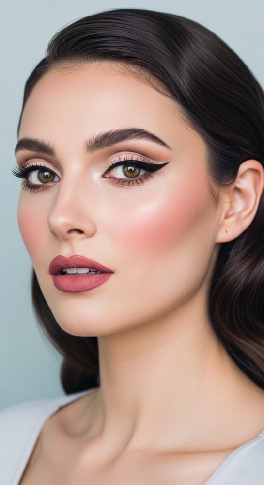 minimal makeup look for beginners