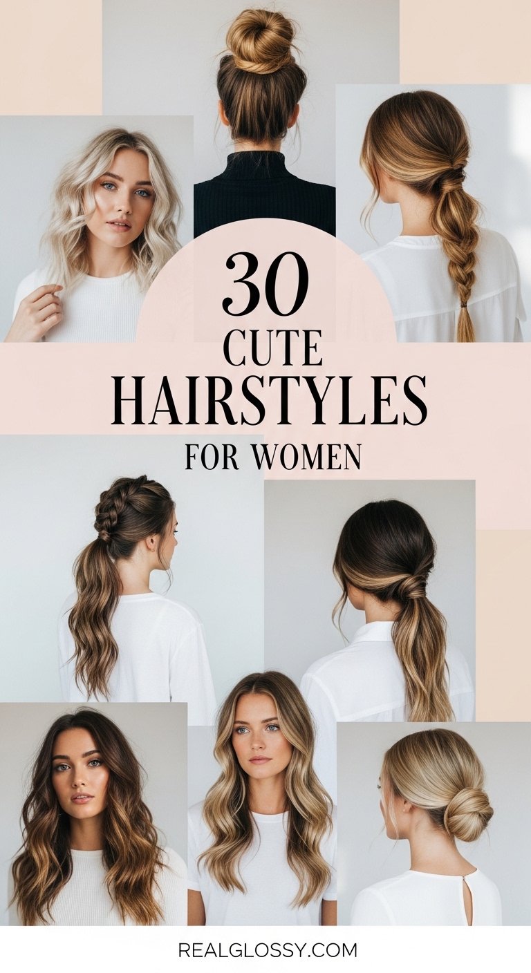 30 Cute Hairstyles for Women