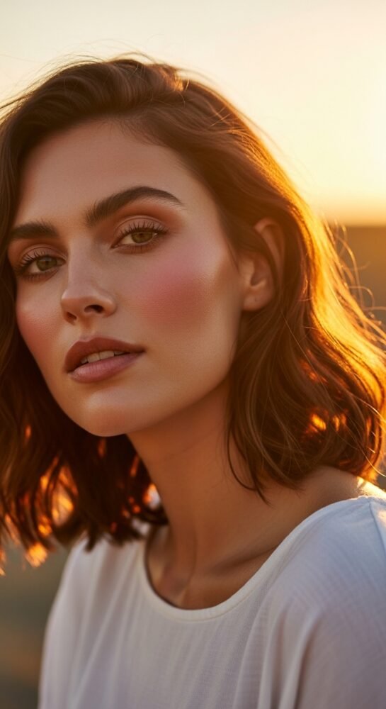 minimal makeup look for beginners