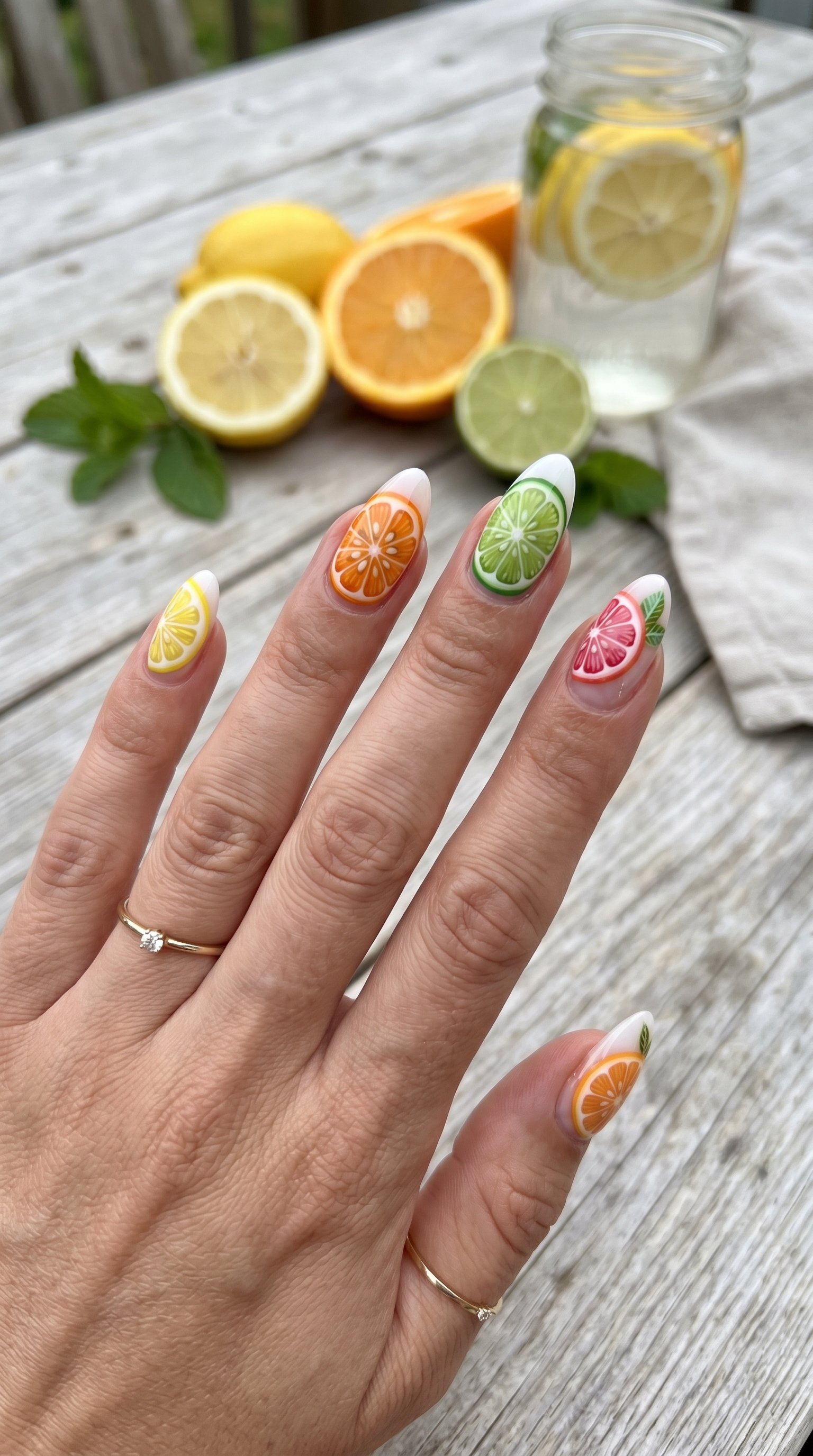 citrus nails