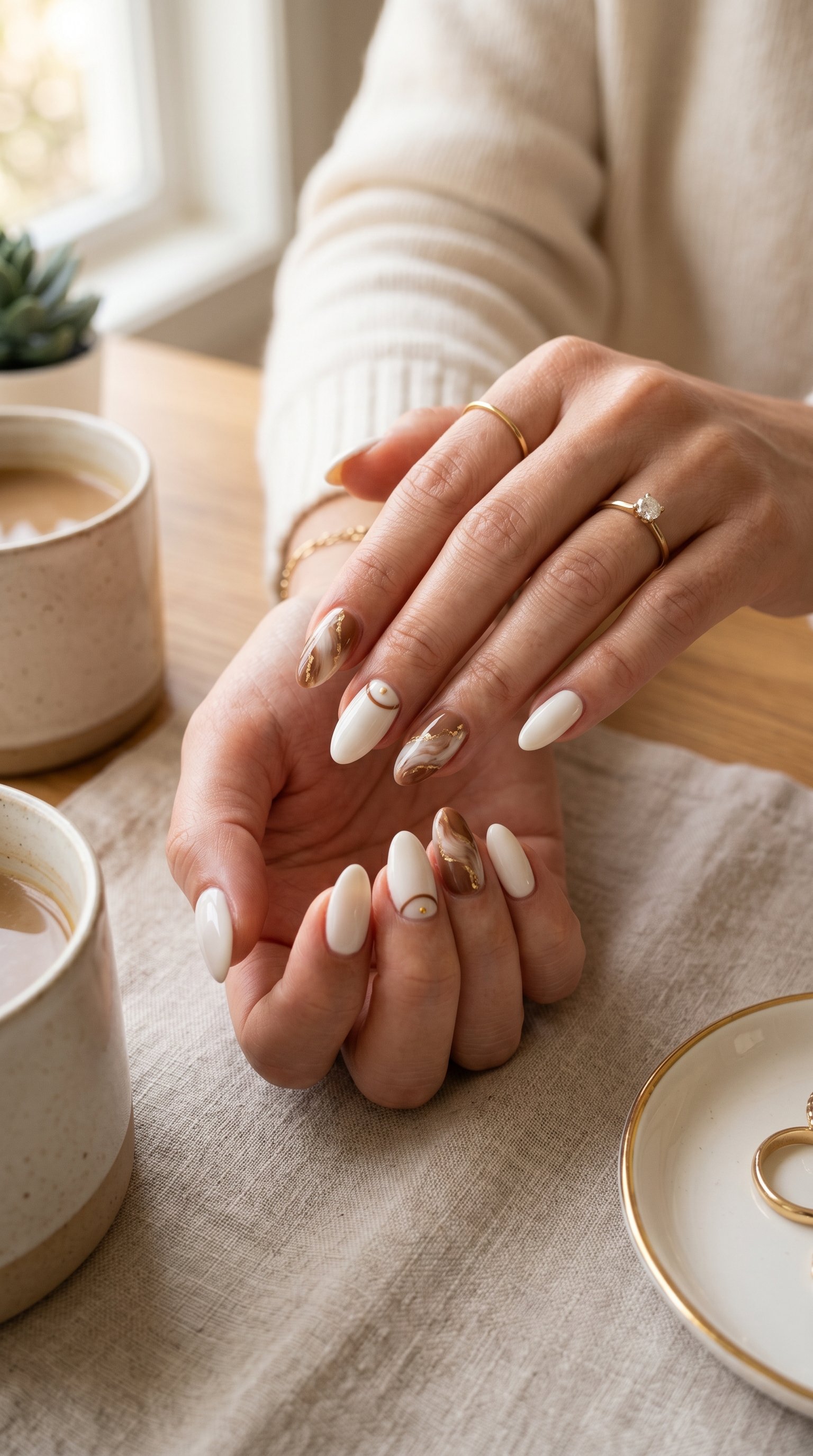 boho beach nails