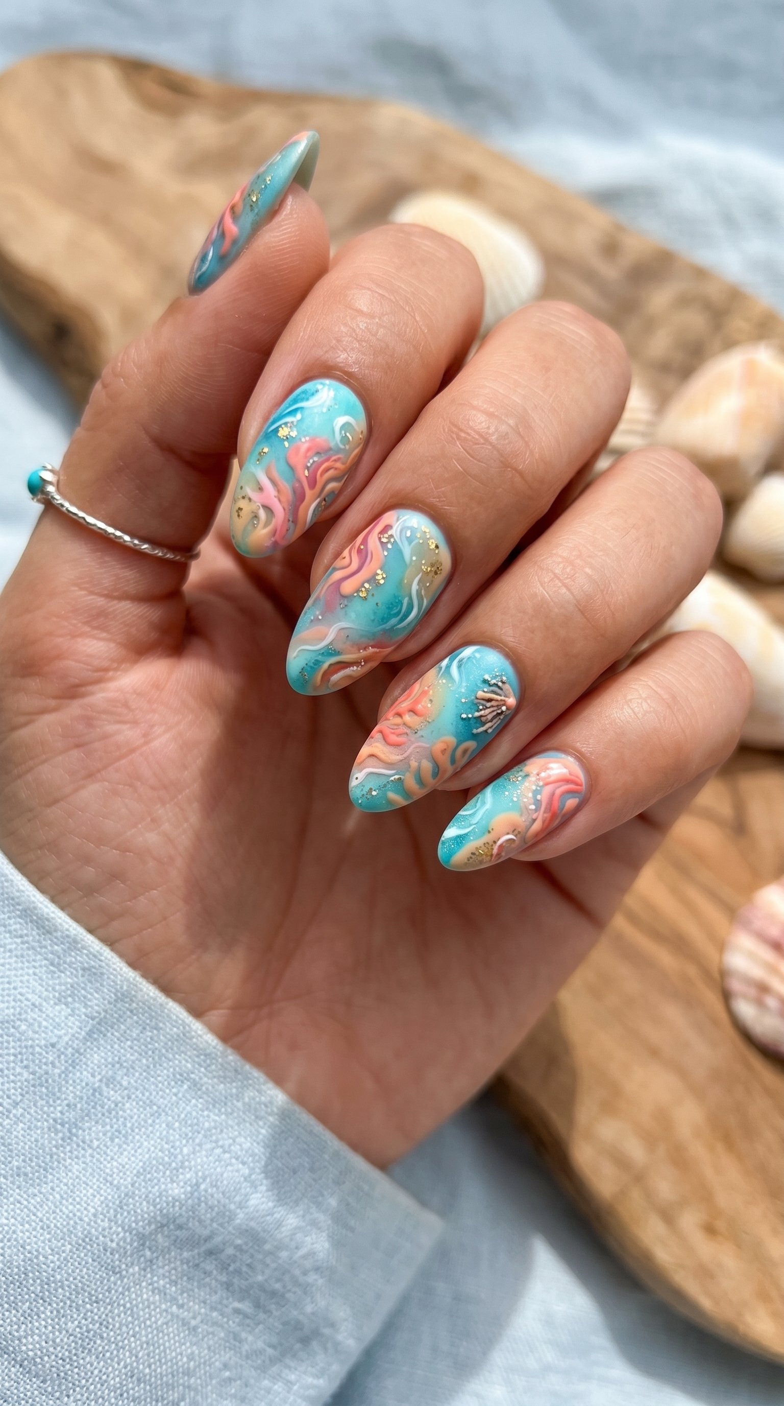 tropical nail designs