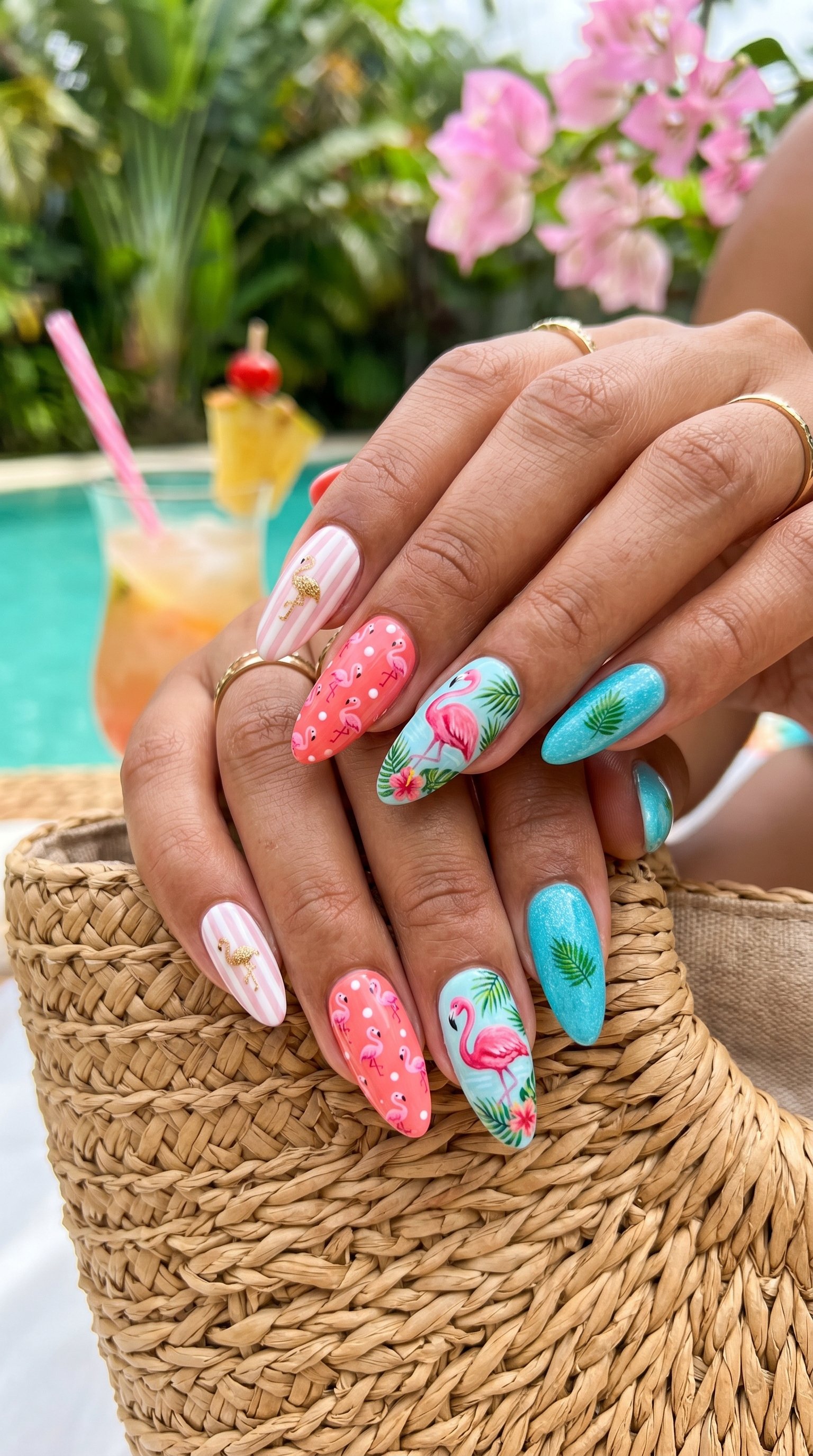 tropical nail designs