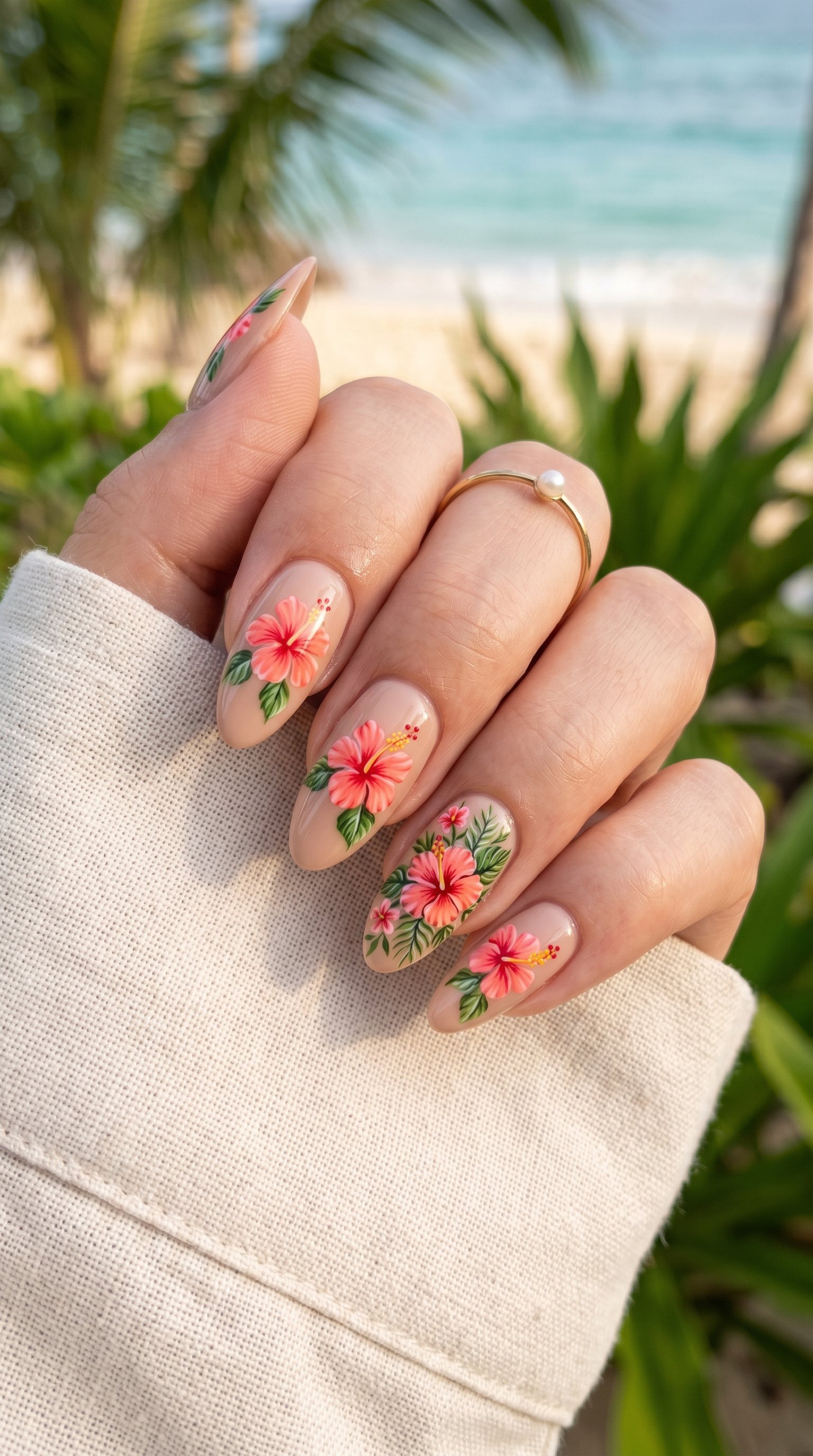 tropical nail designs