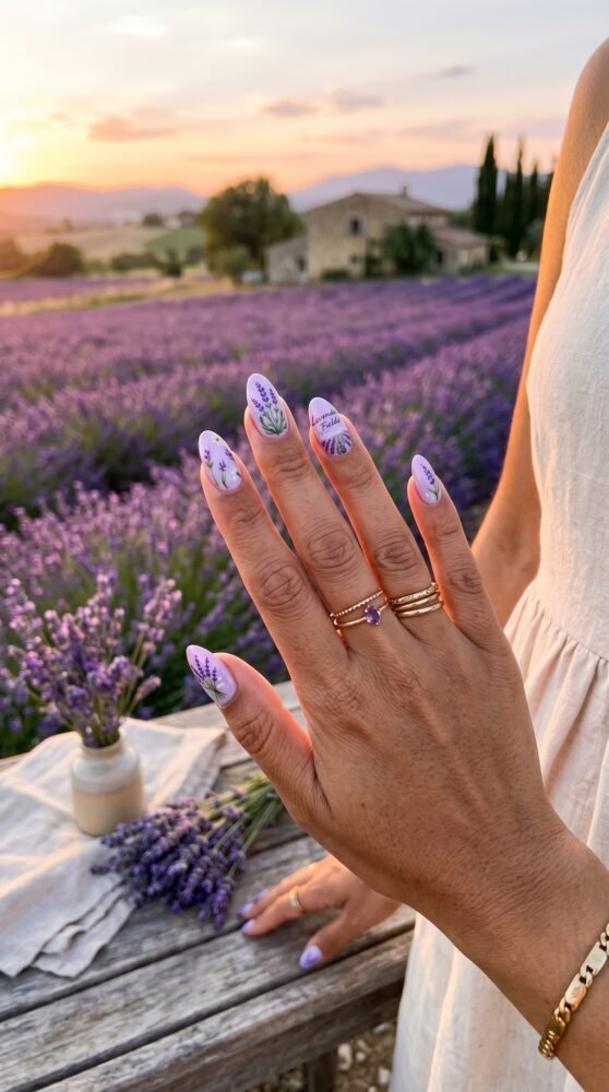 floral spring nails