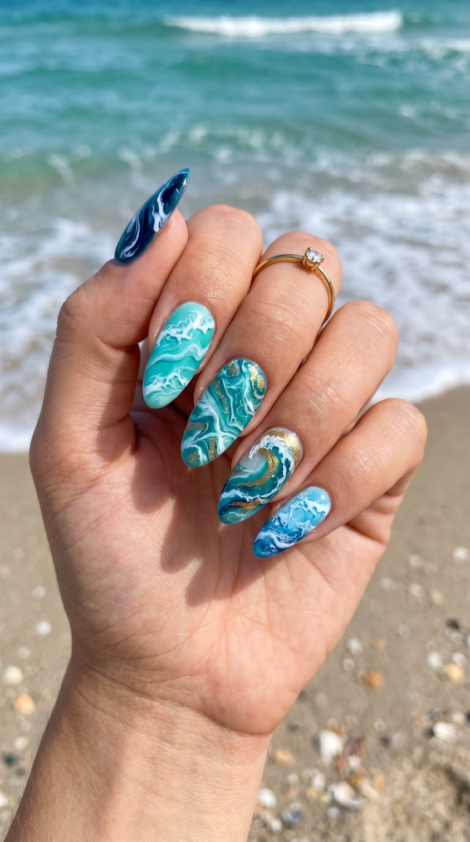 tropical nail designs