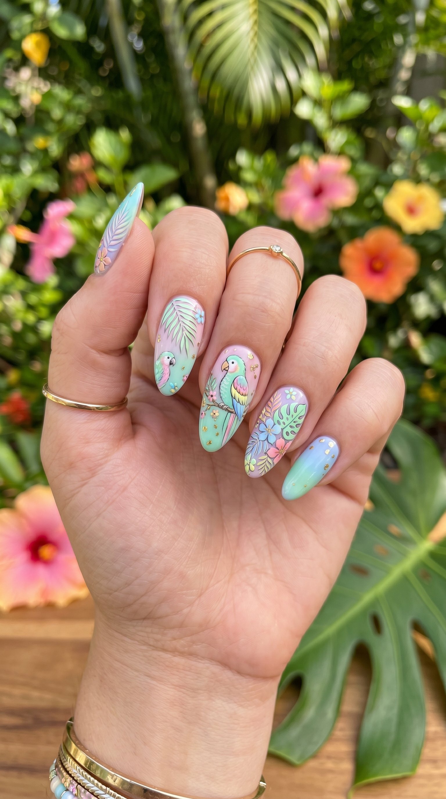 tropical nail designs