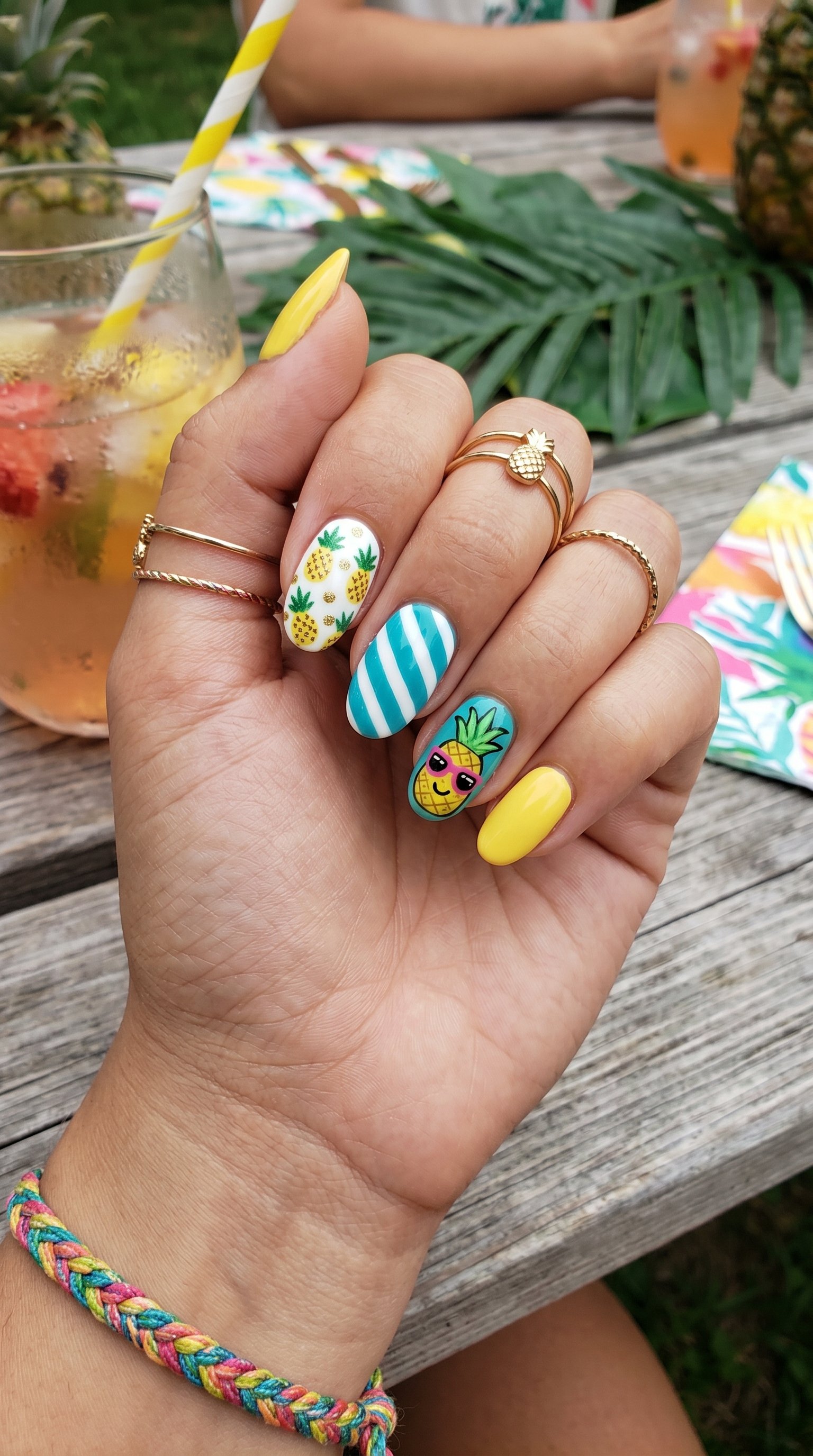 tropical nail designs