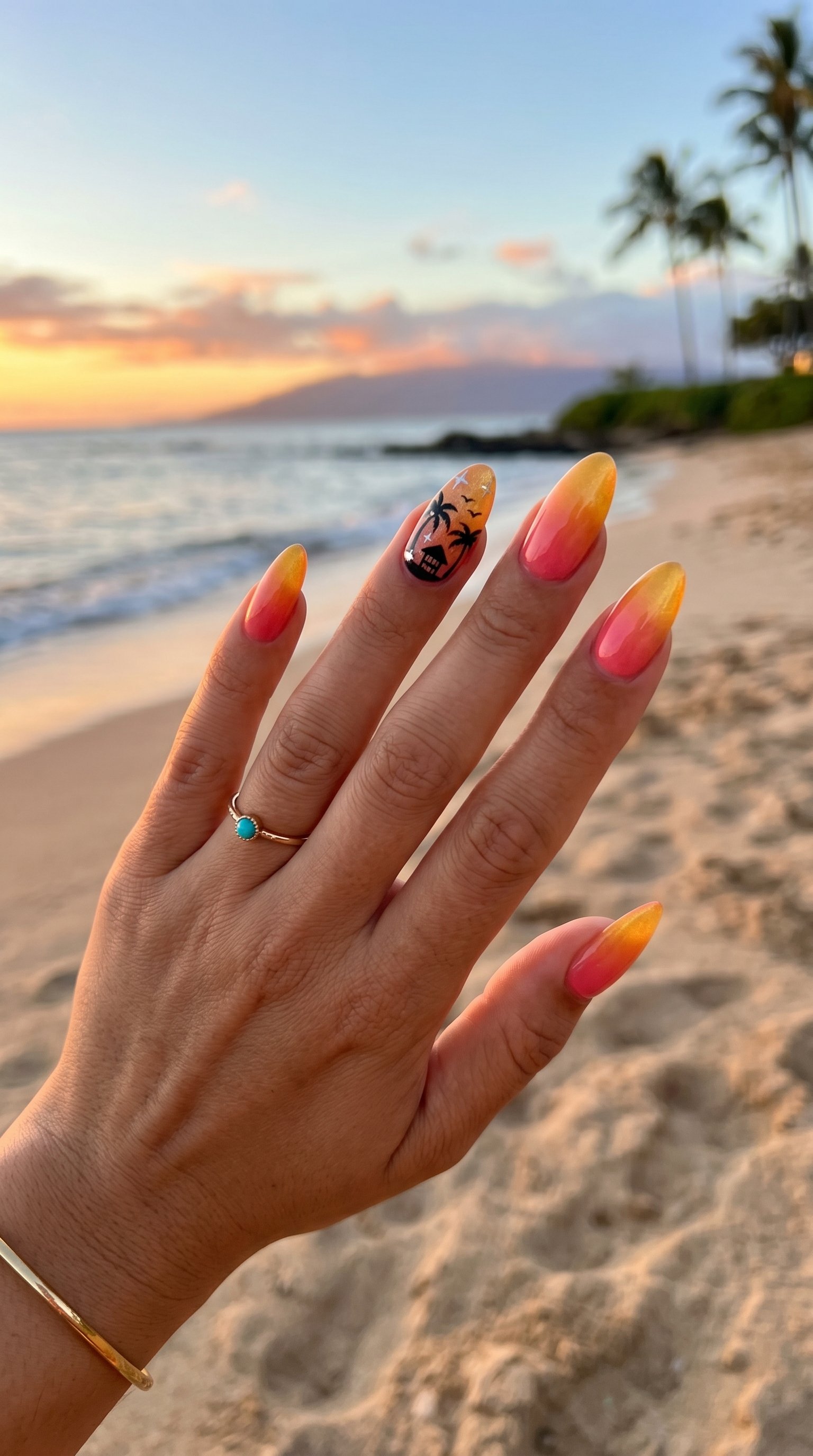 tropical nail designs