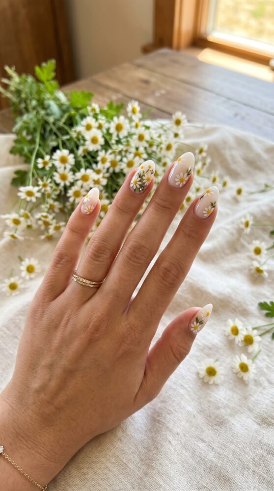 floral spring nails