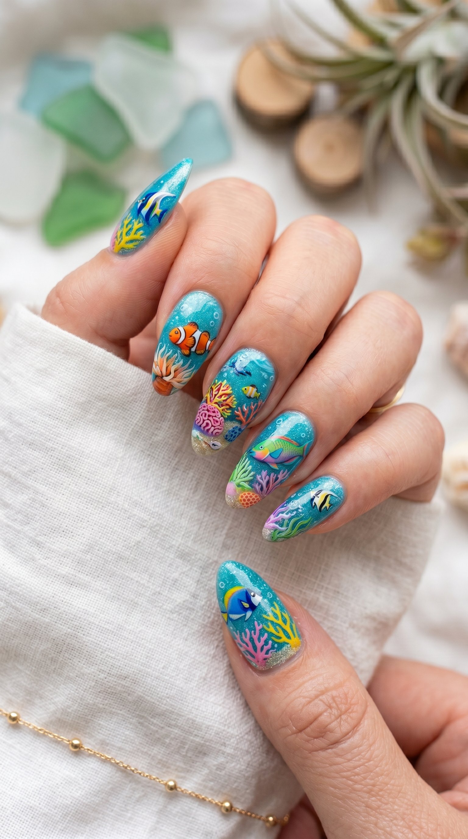 tropical nail designs