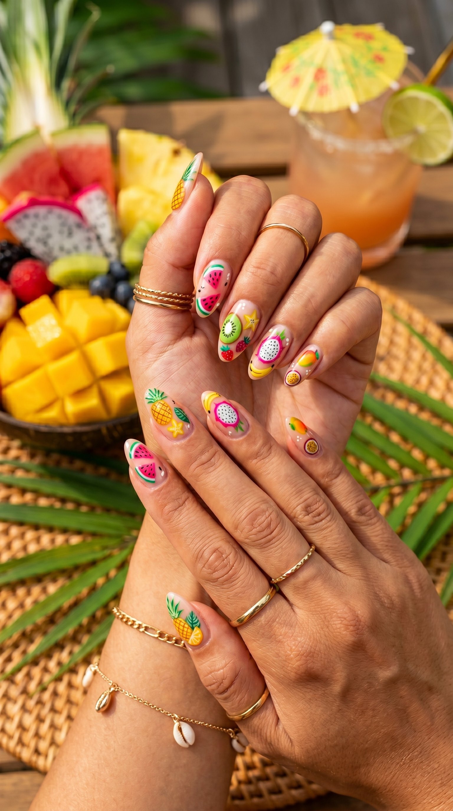 tropical nail designs