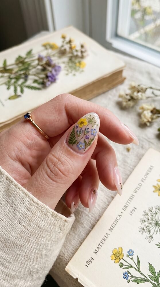 floral spring nails